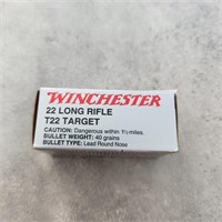 50- 22 long rifle bullets