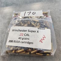 200- .22cal bullets