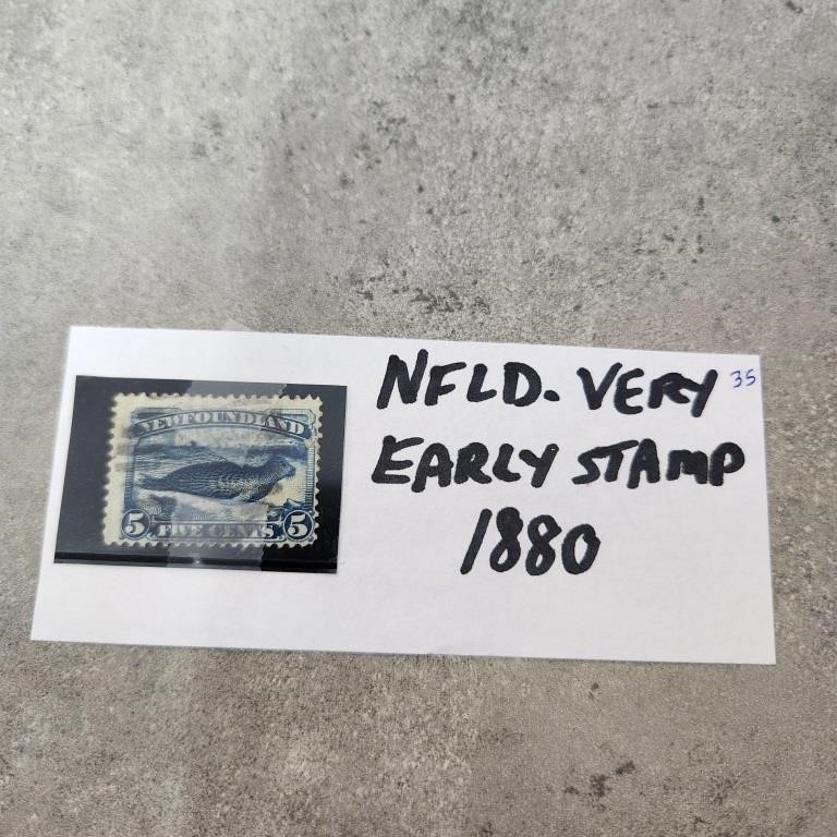 1880 NFLD Stamp