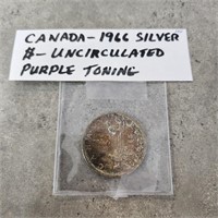Canadian 1966 Silver Dollar Uncirculated