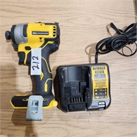 Unused 20V DeWalt 1/4" Impact w charger