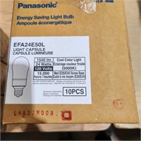 10- Panasonic 24 watt bulbs