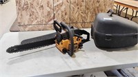 16" Poulan Chainsaw w case working order