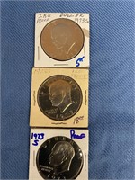1973 S Eisenhower dollars