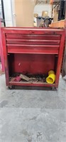 Craftsman Red Tool Chest with Assorted Tools