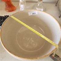 Vintage Crock Bowl - Chipped