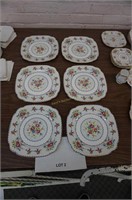 6-Royal Albert Petit Point dinner plates