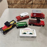 Die cast coin banks & toys