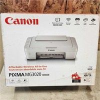 Unused Canon Pixma MG3020 Printer