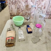 Milk & other bottles
