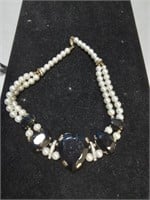 Pearl and Stone necklace