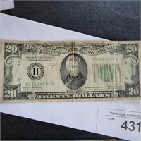 1934 D - $20 Federal Note