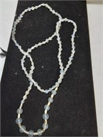 Grey bead necklace