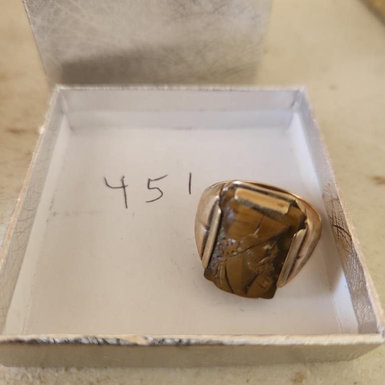 Vintage Men's Roman Soldier Ring