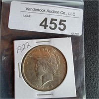 1922 Silver Peace Dollar