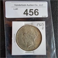 1923-D Silver Peace Dollar