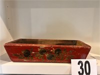 Hand Painted Wooden Tray/Box(DEN)
