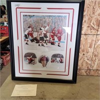 Henderson Scores for Canada wall hanging