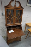 1950's mahogany secretary bookcase