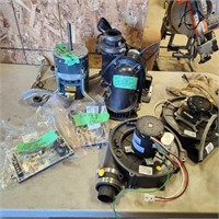 Furnace boards & fan blower motor, etc