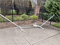 Iron Hammock Frame &Umbrella Stand(Backyard)