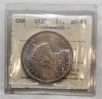 ICCS CAN Dollar 1935 MS-64