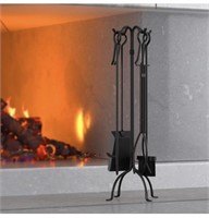 Fire Beauty 5-Piece Fireplace Tools Set, Heavy