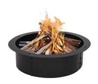 VINGLI Galvanized Fire Pit Ring 3.0mm Thick H