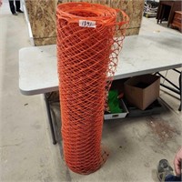 48" high roll of plastic Snow fence