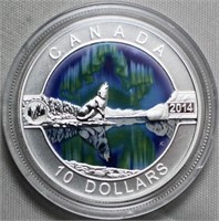 Canada $10 O Canada series 2 2014 The Northern Lig