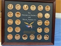 Solid Bronze History of USA  for Young Americans