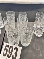 6 Crystal Glasses(Kitchen)