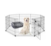 X-ZONE PET Dog Playpen Indoor Foldable 24" Tall