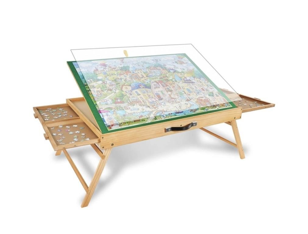 ALL4JIG 1500PCS Portable Puzzle Table with Legs,