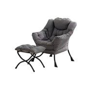 Tiita Lazy Chair with Ottoman, Modern Large