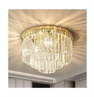 Modern French Gold Crystal Chandelier Ceiling