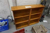 open bookshelf-solid wood,