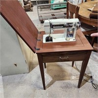 Morse Sewing Machine & Cabinet, missing cover