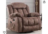 INZOY Rocker Recliner with Heat and Vibration,
