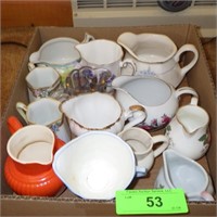 ASST. VINTAGE CREAMERS & CUPS