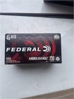 Federal .45 Auto Ammo (100 Rounds)