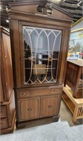 Antique Corner Cabinet 32"× 72"× 14"