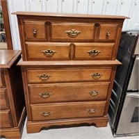 Maple Chest of Drawers 35"× 18"× 47"
