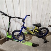 16" Kids Bike & scooter