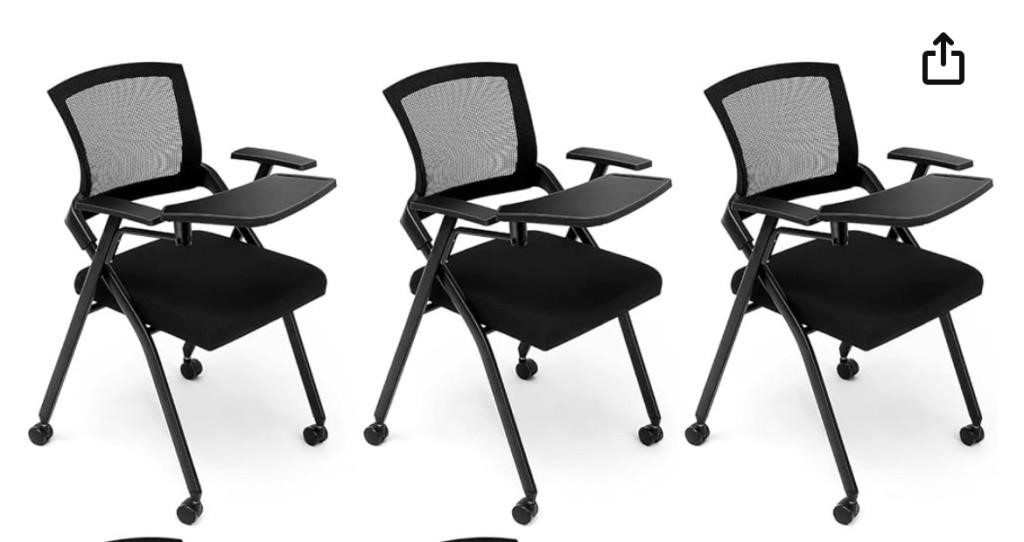 3 Pack Stackable and Foldable Conference Room