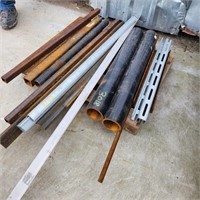 Various sized steel