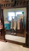 Antique dresser & mirror 54" w 21” D 90” T