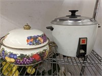 RICE COOKER, COVERED CASSEROLE