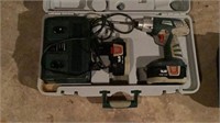 Master force Cordless impact drill w/case, 14.4v,