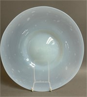 Glass Platter, Signed Edward Roman 1979